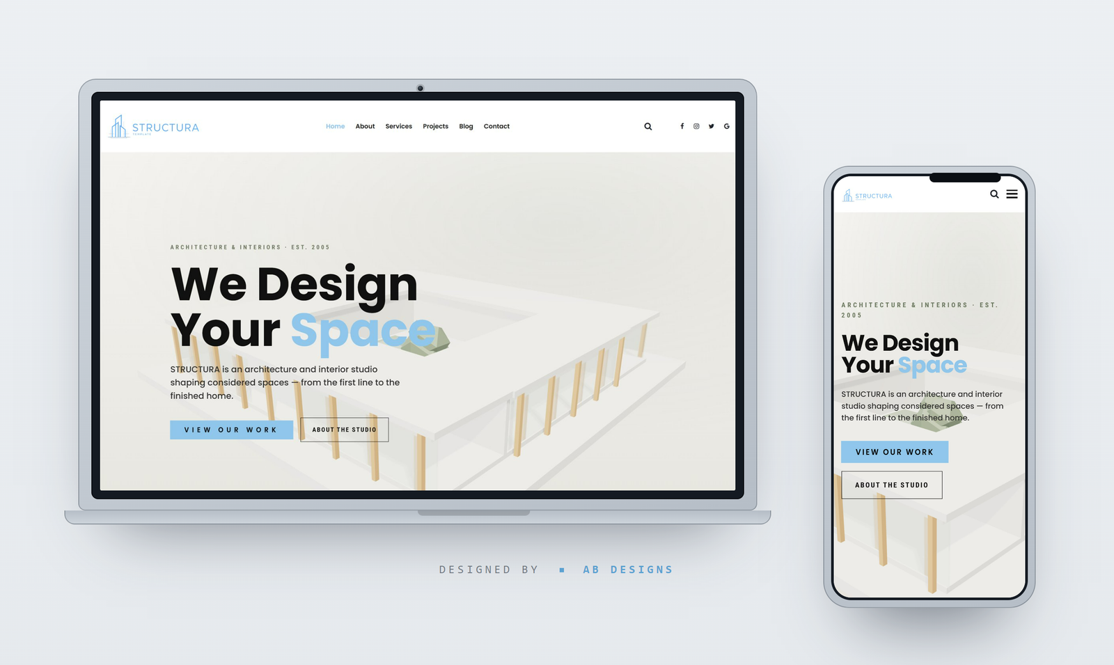 Structura — Architecture & Interior Design HTML Template preview